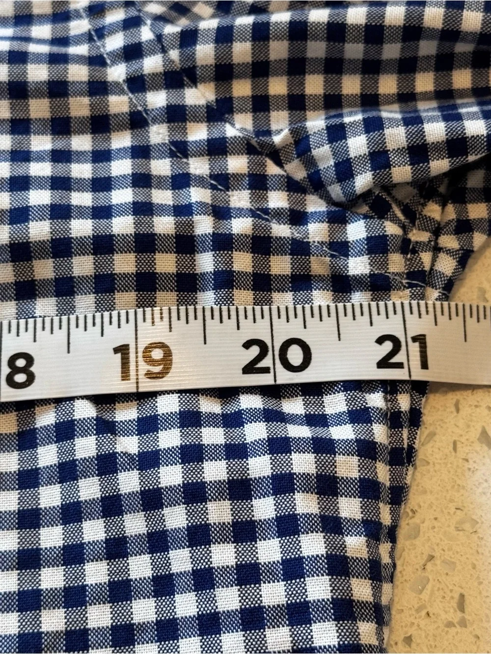 NWT J.Crew Slim Oxford Cloth Gingham Button Down Shirt Blue White Medium Classic